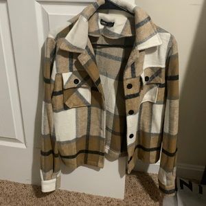 Button up multi colored jacket